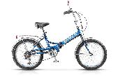 Велосипед складной Stels Pilot-450 d-20 1x6 13,5" синий